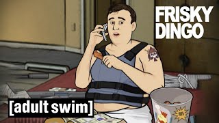 Frisky Dingo  Frisky Fred Dryer  Adult Swim UK 🇬🇧 [upl. by Anaerol]