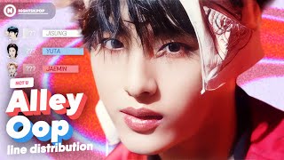 NCT U 엔시티 유 Alley Oop  Line Distribution [upl. by Hurlow]