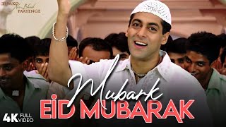 Mubarak Eid Mubarak  4K Video Song  Salman Khan Sushmita Sen  Tumko Na Bhool Paayenge [upl. by Adnaerb]