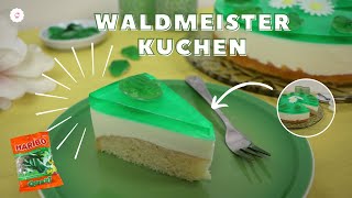 Waldmeister Kuchen mit Götterspeise und Gummifröschen 🐸  super lecker  Jessys Küchenkunst [upl. by Itak]