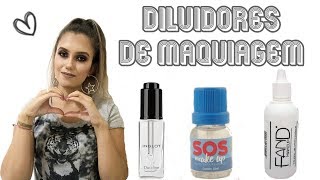 Diluidores de Maquiagem  Duraline Inglot SOS Makeup PPF e Fand Makeup [upl. by Aitrop]