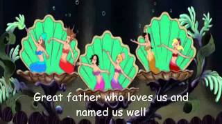 Daughters of Triton The little mermaid lyrics [upl. by Adlesirhc]