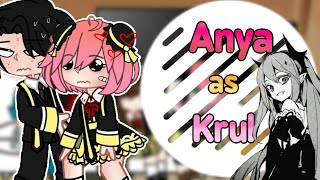 🌸Spy x Family react to Anya as Krul Tepes  Ship🌸 💲DamiAnya💲 original [upl. by Blackwell]