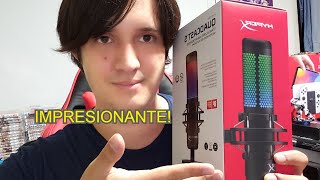 Unboxing y configuración del Micrófono Quadcast S [upl. by Aetnuahs]