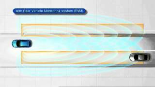 Mazda Rear Vehicle Monitoring System RVM  Euro NCAP Advanced  Reward 2011 [upl. by Ruffo167]