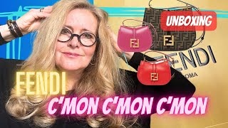 LUXURY UNBOXING FENDI C’MON BAG  WATCH 👀 before you buy  First impressions 💕 Luxury Handbags [upl. by Ecirrehs213]