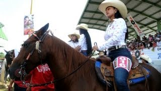 Cowgirls show their skills in World Championship [upl. by Odey332]