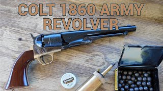 Colt 1860 Army Revolver Review [upl. by Anastasie474]