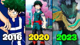 EVOLUÇÃO de Boku no Hero Academia Nos Jogos [upl. by Clotilde]