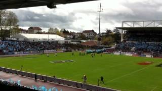 Aviron Bayonnais  Biarritz Olympique  Hymne Peña Baiona [upl. by Attelrac980]