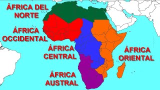 ¿Dónde está África Un recorrido por países y capitales africanas [upl. by Lledyl723]