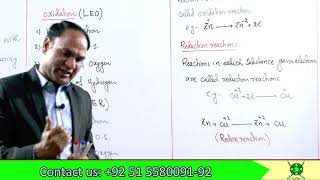 Ch12  Lec1  ElctroChemistry  Oxidation Reduction Oxidation number Oxidation state  chem11 [upl. by Eirameinna]