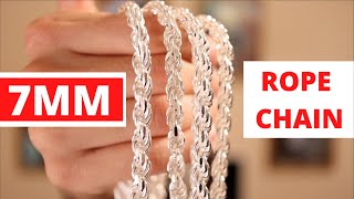 7mm Rope Chain Review [upl. by Helban]