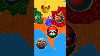 Part 12  Pakistan amp India Friendship Vs Garbage Monster countryballs countries shortsvideo [upl. by Suiradal95]