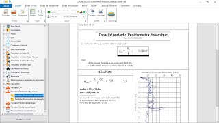 Calcul de la capacité portante  Méthode au pénétromètre dynamique [upl. by Attenoj]