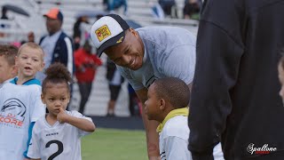 DJ Moore 2024 Youth Football Camp Feature Story [upl. by Dlaniger]