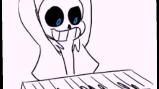 Undertale meme How Sans play the piano [upl. by Aleyam387]