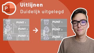 Vormen afbeeldingen en tekst uitlijnen in PowerPoint  Gelijk een mooiere presentatie [upl. by Ahsiener]