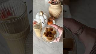 fall themed coffee🎃🍂 coffee fall coffeelover icedcoffee fallvibes asmr [upl. by Ahsemo]