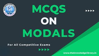 MCQs on Modals Modals In English Grammar  modals [upl. by Draneb]