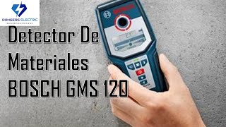 Como Utilizar Detector De Materiales En Paredes Con el BOSCH GMS 120 [upl. by Phenice680]