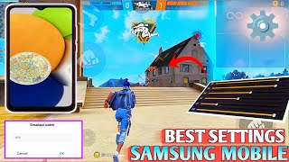 Samsung Galaxy A14 Free Fire Headshot Setting  Samsung Galaxy A14 Free Fire Sensitivity [upl. by Page]