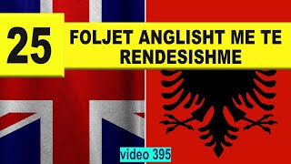 Anglisht I 25 Foljet anglisht me te rendesishme I Anglisht shqip perkthim I video 395 [upl. by Debarath]