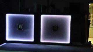 Aftershock Designs 360 LED guitar cab demo Outline in color [upl. by Akerdnuhs]