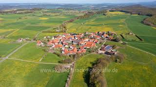 Gemeinde Herleshausen von Oben [upl. by Ydaf]