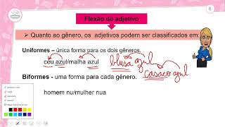 861  ADJETIVO E LOCUÇÃO ADJETIVA  PORTUGUÊS  1º ANO EM  AULA 8612024 [upl. by Aitam]