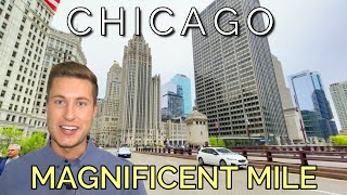 Chicagos LUXURY Shopping at The Magnificent Mile  Tour amp Guide 2021 [upl. by Aseret630]