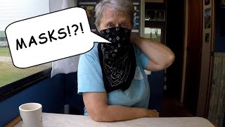 Bandana Mask Hack  RV Quick Tip  No Sew DIY Mask [upl. by Asiluj200]