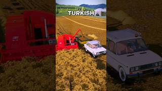 NOOB VS PRO VS TURKISH 🚜  FS22 farming farmingsimulator22 fy fyp shorts [upl. by Durtschi]