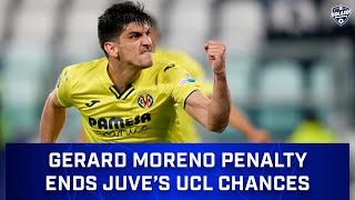 Gerard Moreno Penalty Sinks Juve in Champions League  Villarreal vs Juventus  CBS Sports Golazo [upl. by Adnalra602]