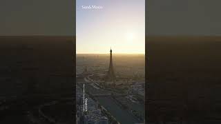 SUNRISE on EIFFEL tower paris france beautiful [upl. by Annhej665]