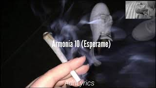 Armonia 10 Esperame Letra [upl. by Vassar86]