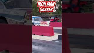 Iron Man 1957 Chevy Gasser Burnout at US 41 Dragstrip shorts [upl. by Amekahs]