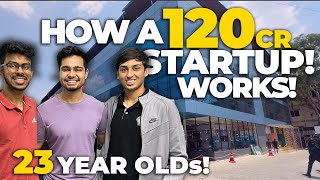 How a 120 CR Startup Works 🚀  Office Tour of Indias 23 Year Olds Startup BlueLearn​ [upl. by Nishom493]