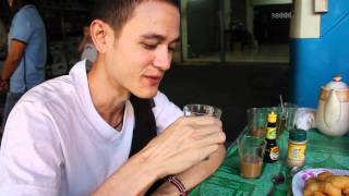 Thai Breakfast and Aphrodisiac ไข่ลวก Soft Boiled Egg Shot [upl. by Hanad]