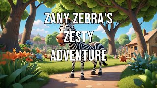 Zany Zebras Zesty Adventure ｜Kid song｜Nursery rhyme｜KG song｜Childrens story｜adventure [upl. by Carmita]