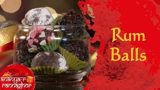 How To Make Rum Balls At Home  Christmas Special Recipes [upl. by Latoya]