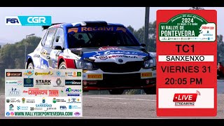 TC1 SANXENXO  VI RALLYE DE PONTEVEDRA 2024 [upl. by Akienat]