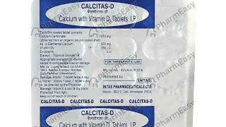 CalcitasD tablets  vitamin D3  full review in Hindi [upl. by Hally]