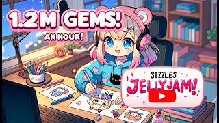 💜🎧 Sizzles Jelly Jam Session 🍇 30 Min Music Mix Farming 12m Gems per Hour🚀💰 petsim99 ps99 [upl. by Devy]