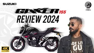 Suzuki Gixxer 155 Review 2024  Your Friendly Neighbourhood Hustler suzuki suzukigixxer motovlog [upl. by Soll562]