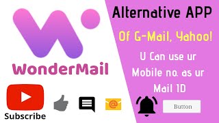 WonderMail  Alternative EMail APP instead  GMail  Yahoo Mail  HotMail  RediffMail [upl. by Bing808]