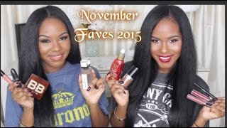 November Favorites 2015 [upl. by Annahaj]