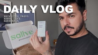 DAILY VLOG  Recebidos pagos barbearia e banho no segurança da casa [upl. by Frum515]