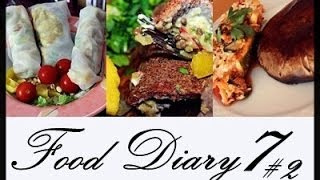 FOOD DIARY VEGAN  7  2 MEINE ERNÄHRUNG [upl. by Naasah]