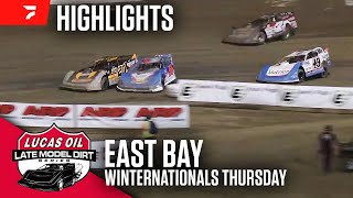 WinterNationals Thursday  2024 Lucas Oil Late Models at East Bay Raceway Park [upl. by Neelia]